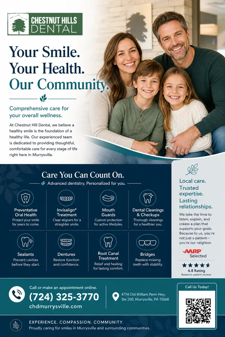 Chestnut Hills Dental flyer
