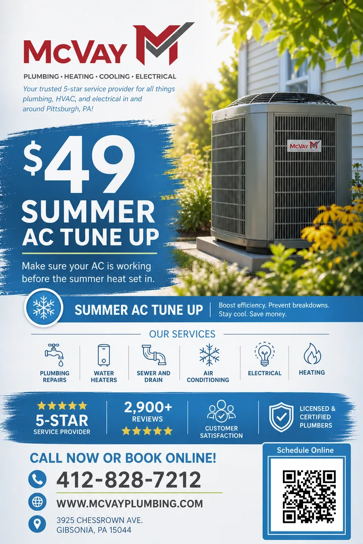 McVay Plumbing flyer
