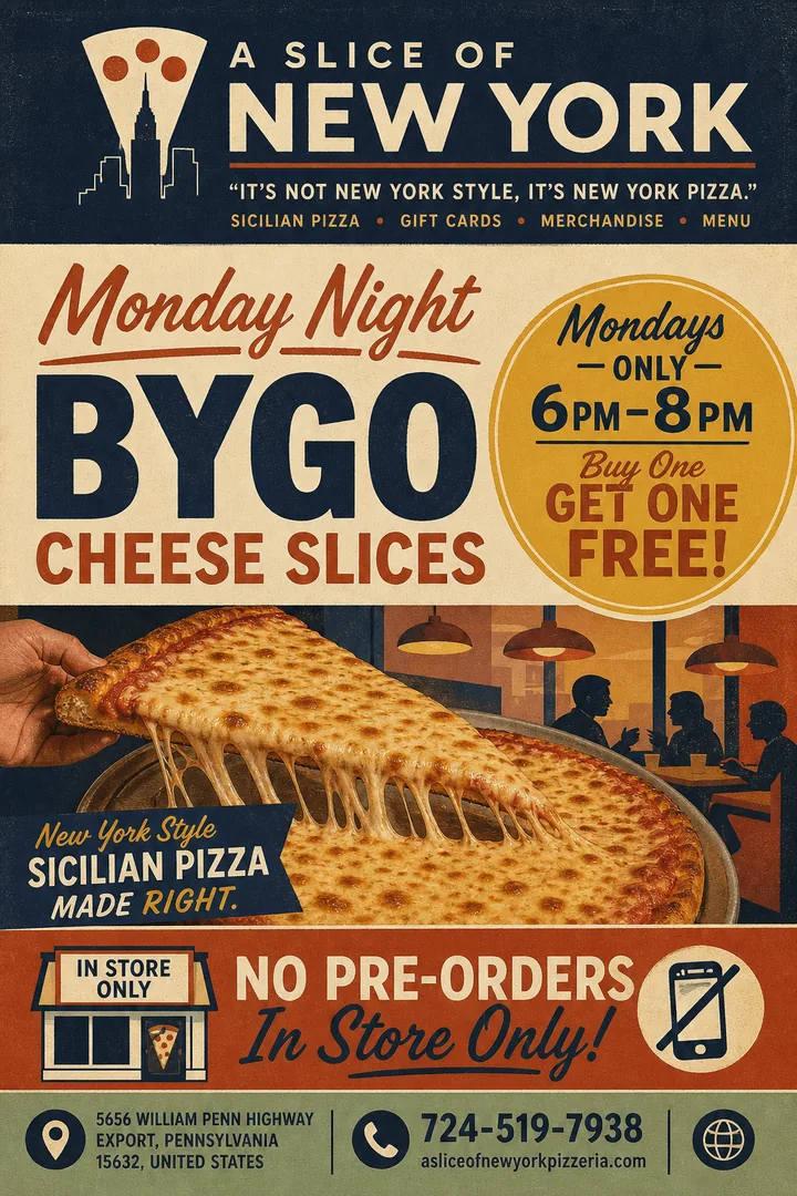 A Slice of New York flyer